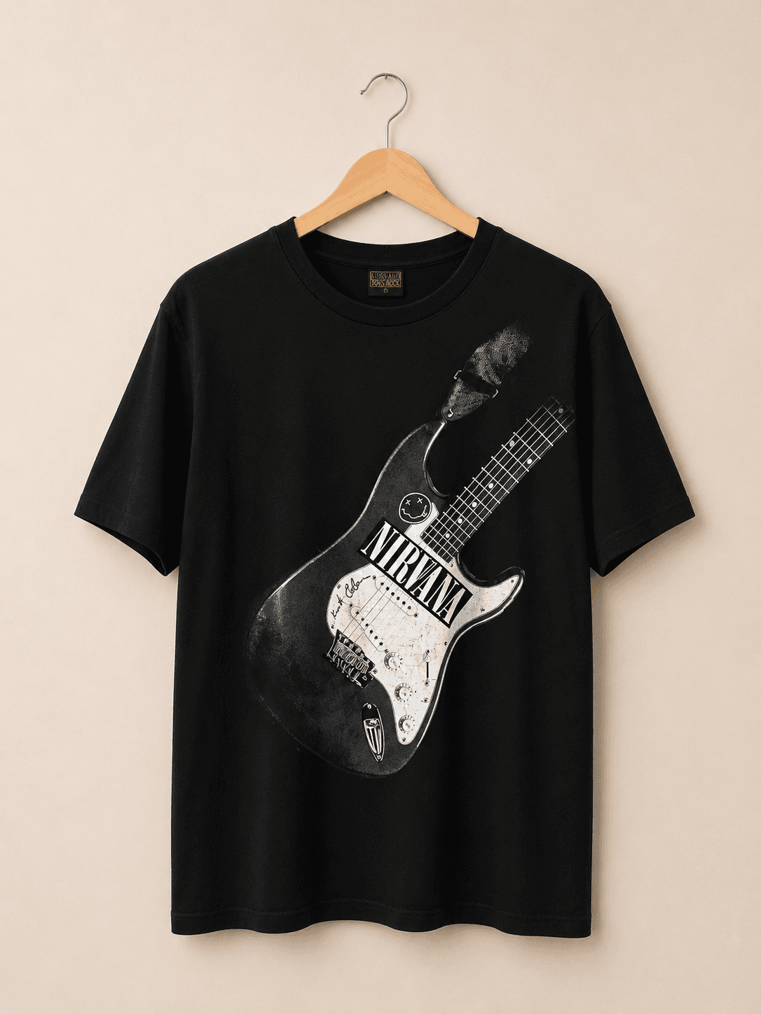 Camiseta Nirvana Guitarra 