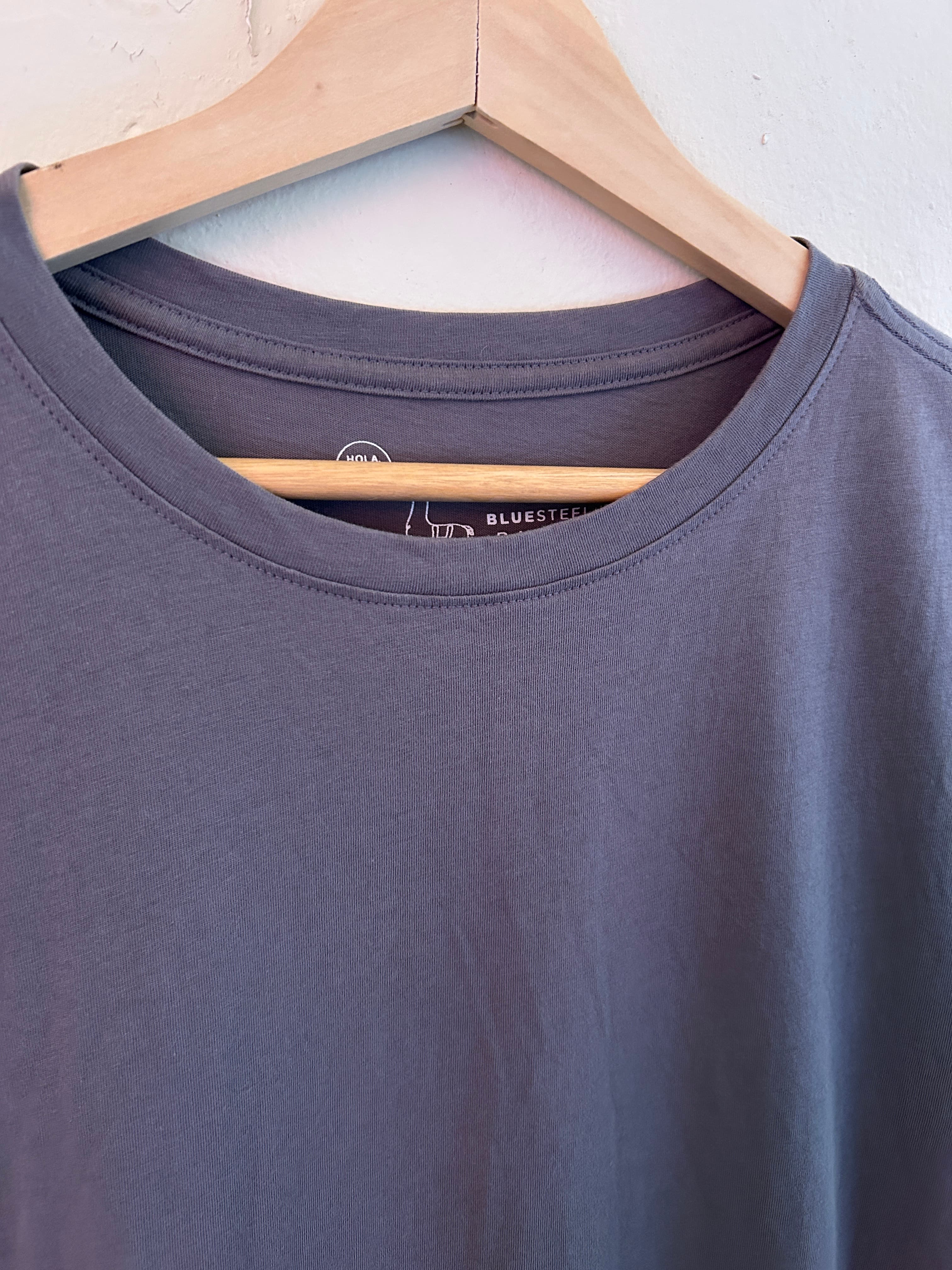 Camiseta babylook blue steel basics  — foto 3