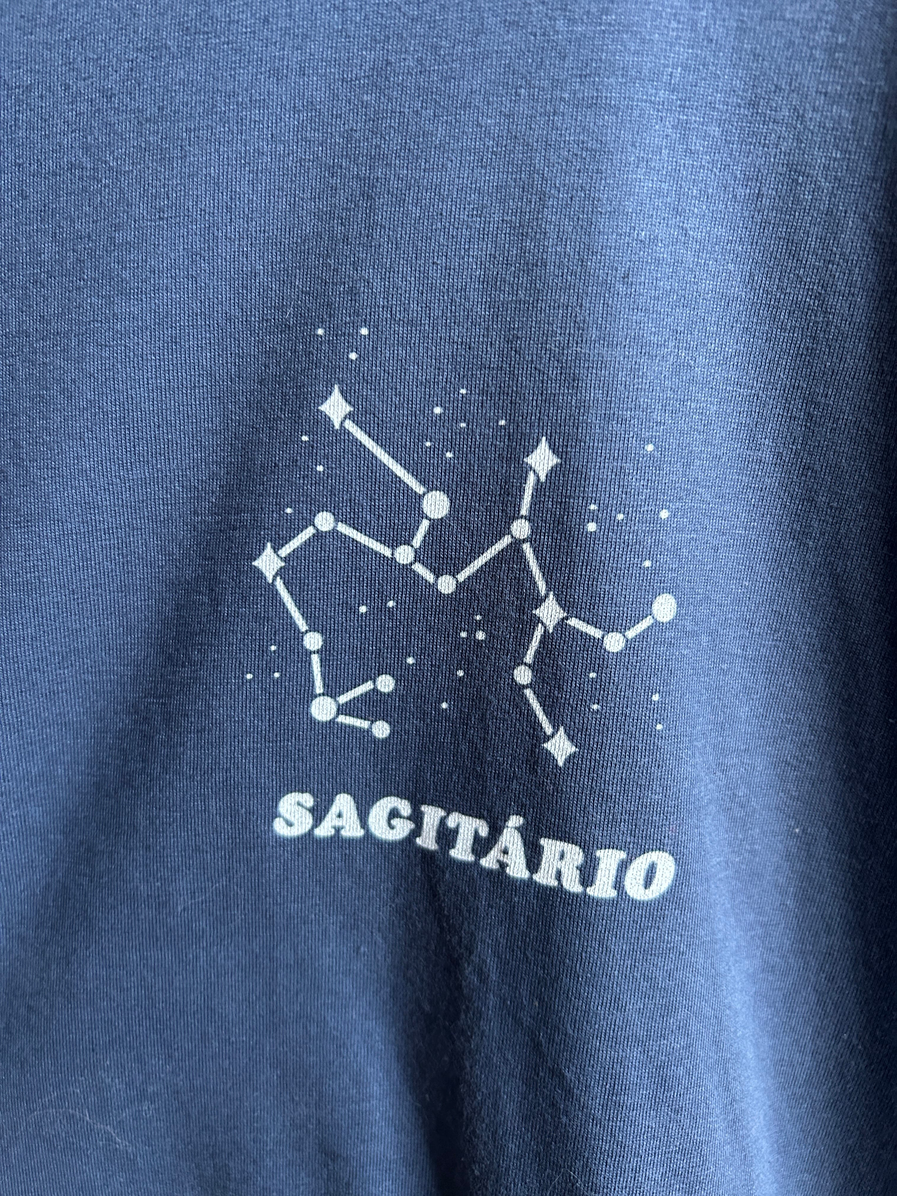 Camiseta azul signo Sagitário — foto 3