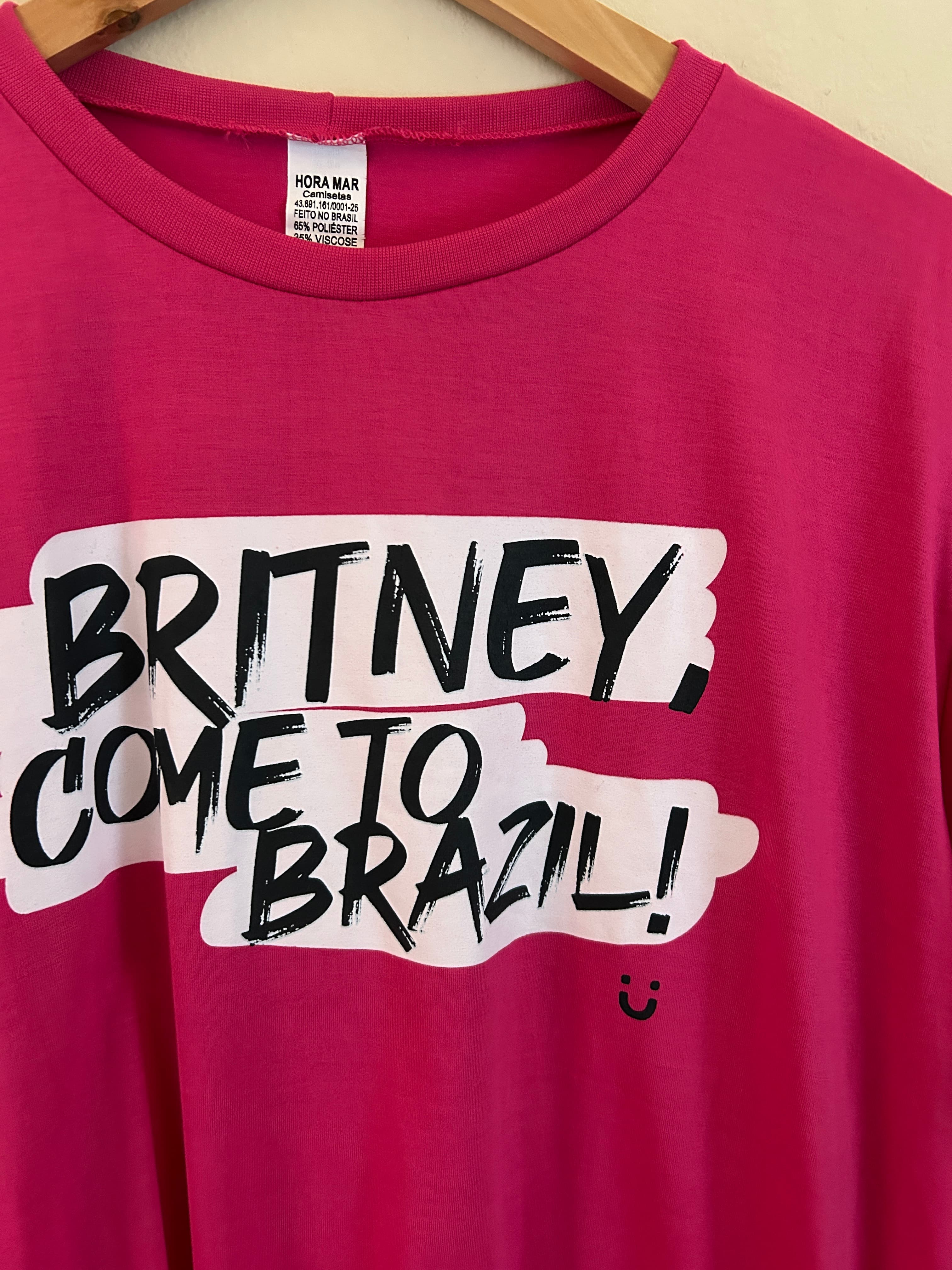 Camiseta Britney come to Brazil  — foto 3