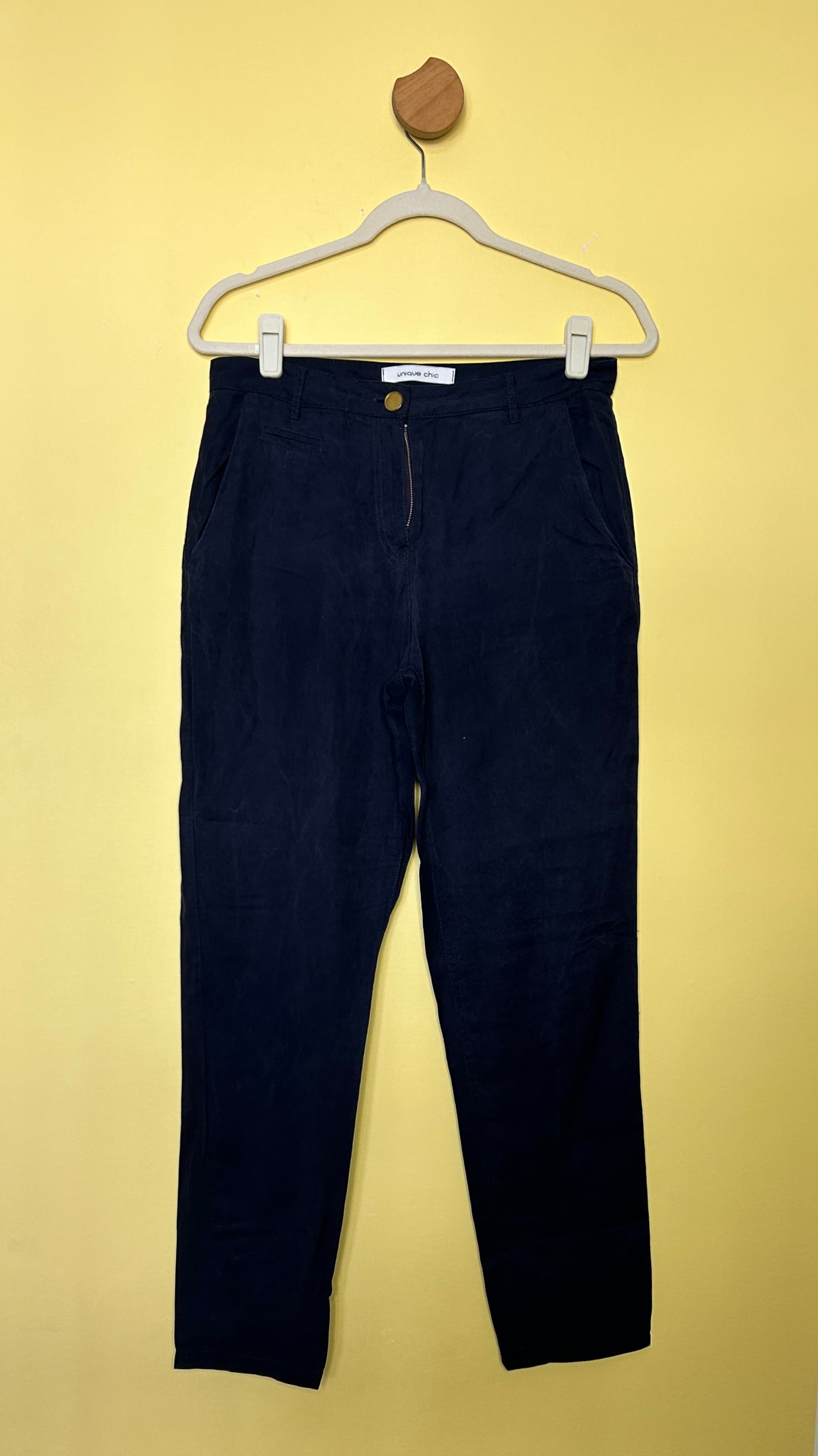 Calça cenoura alfaiataria liocel