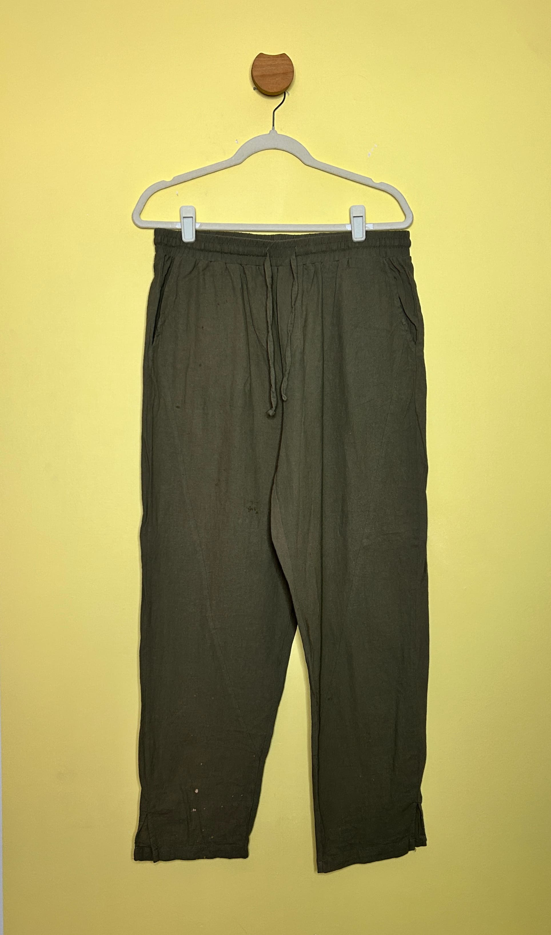 Calça mom algodão