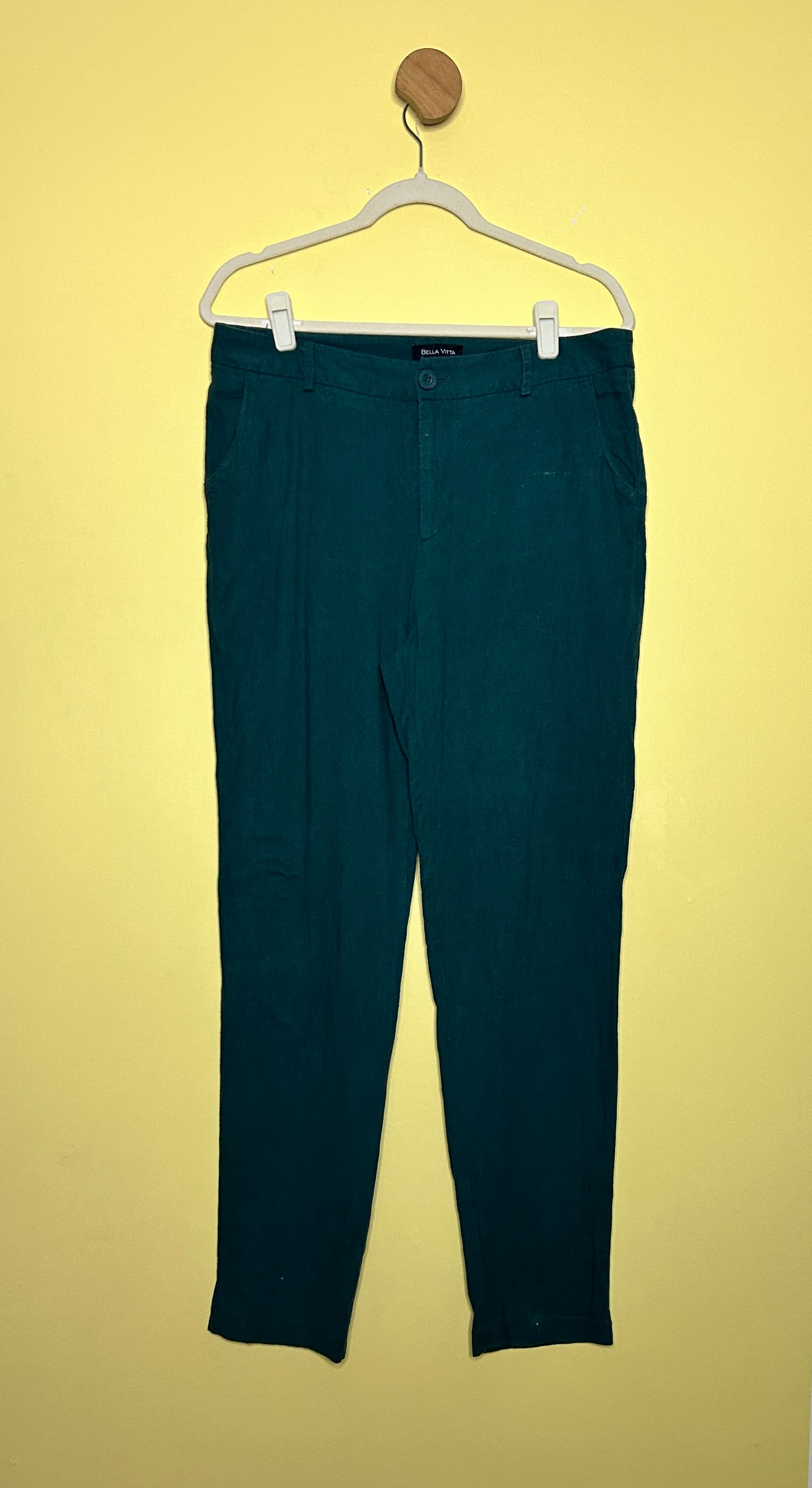 Calça alfaiataria linho Bella Vitta