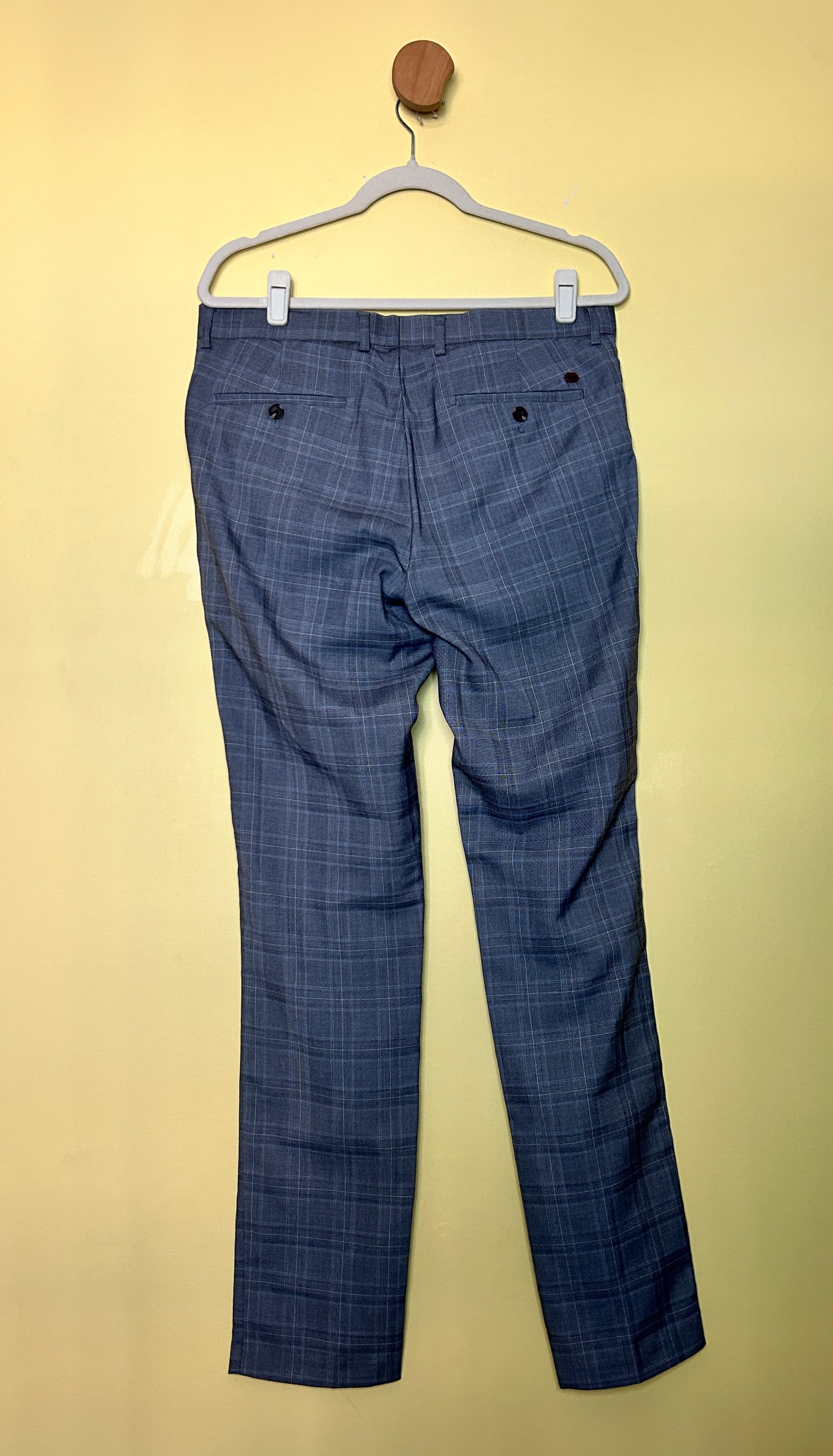 Calça social xadrex super slim — foto 2