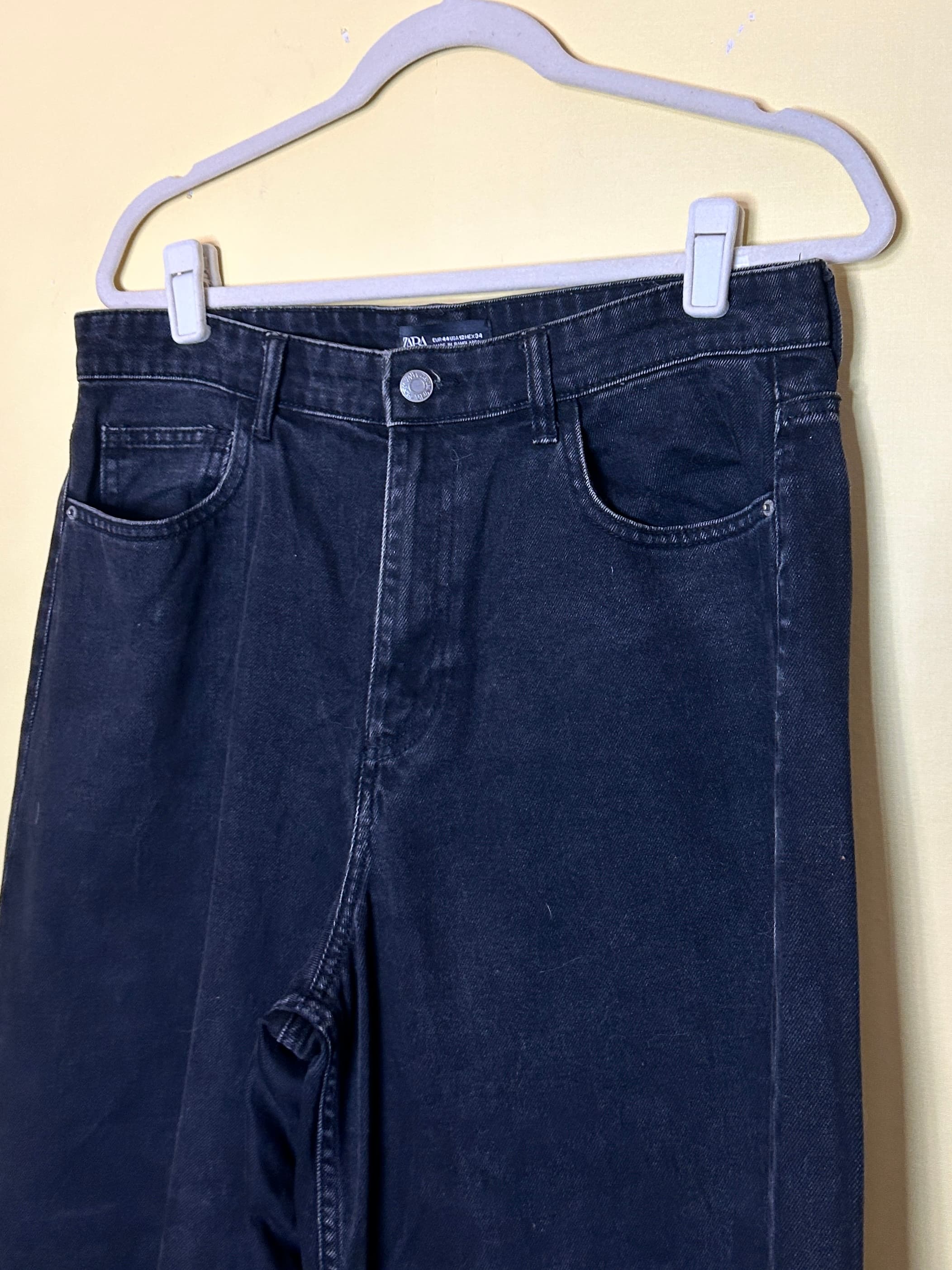 Calça jeans pantacourt Zara — foto 3