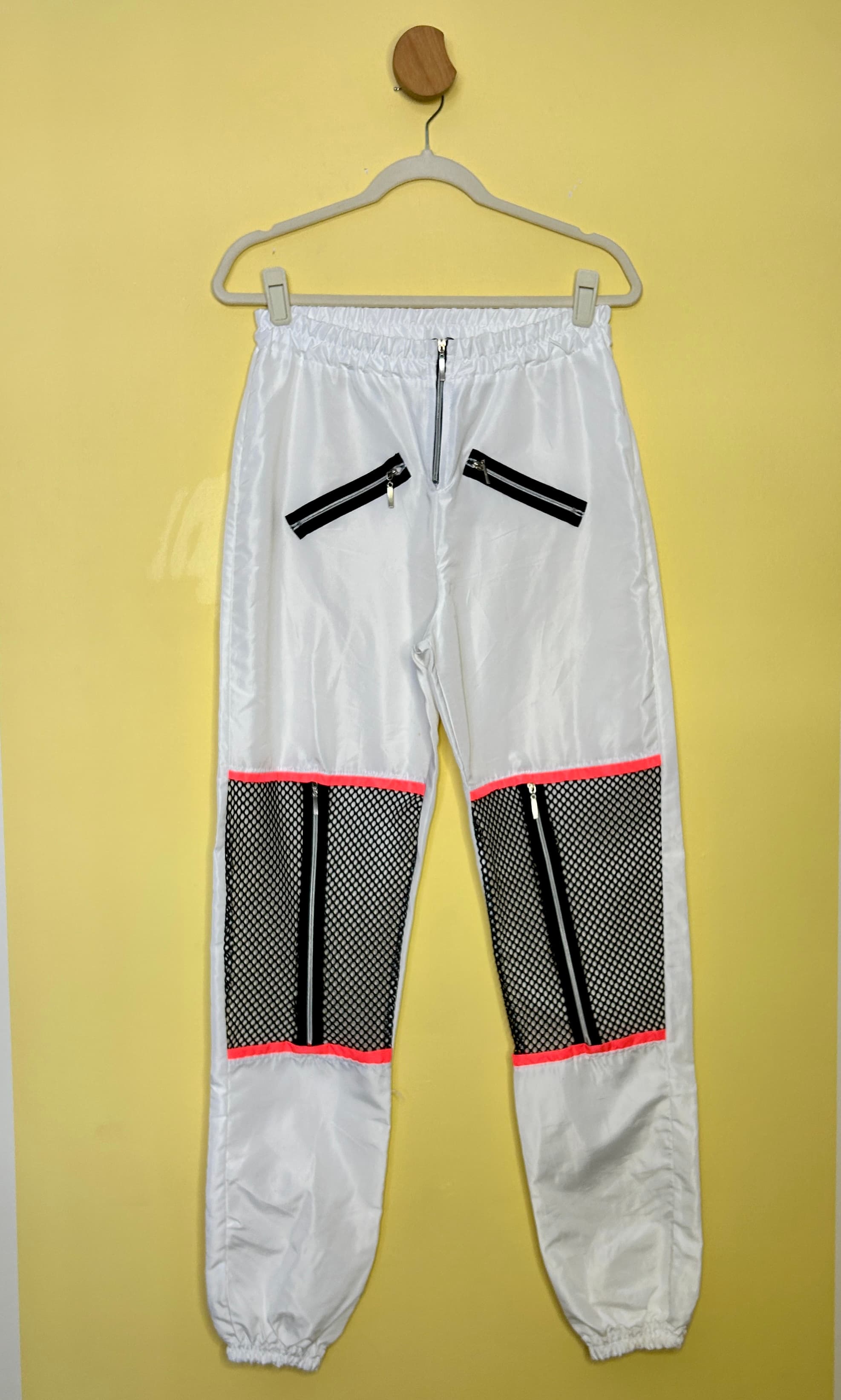 Calça jogger tactel zípers