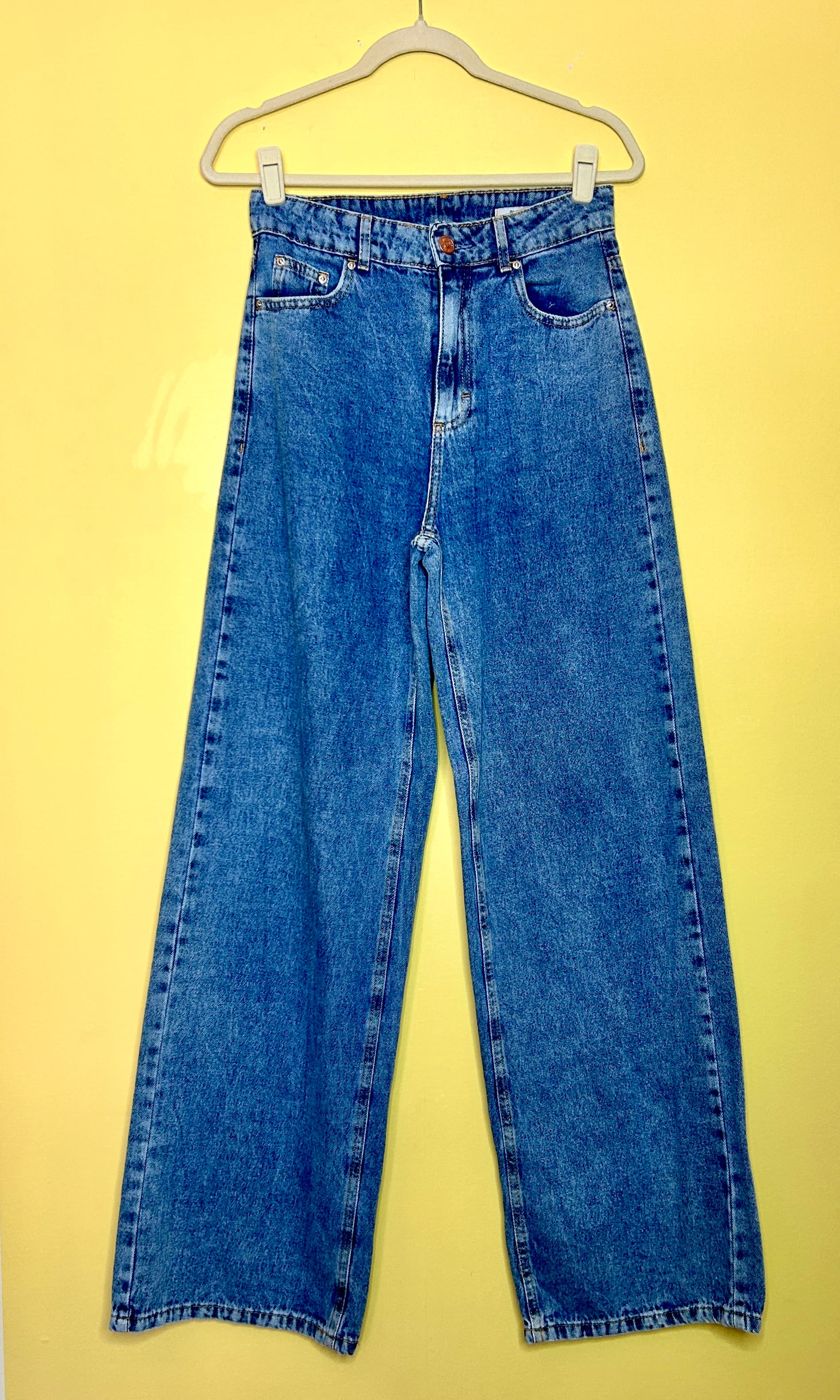 Calça jeans wide leg