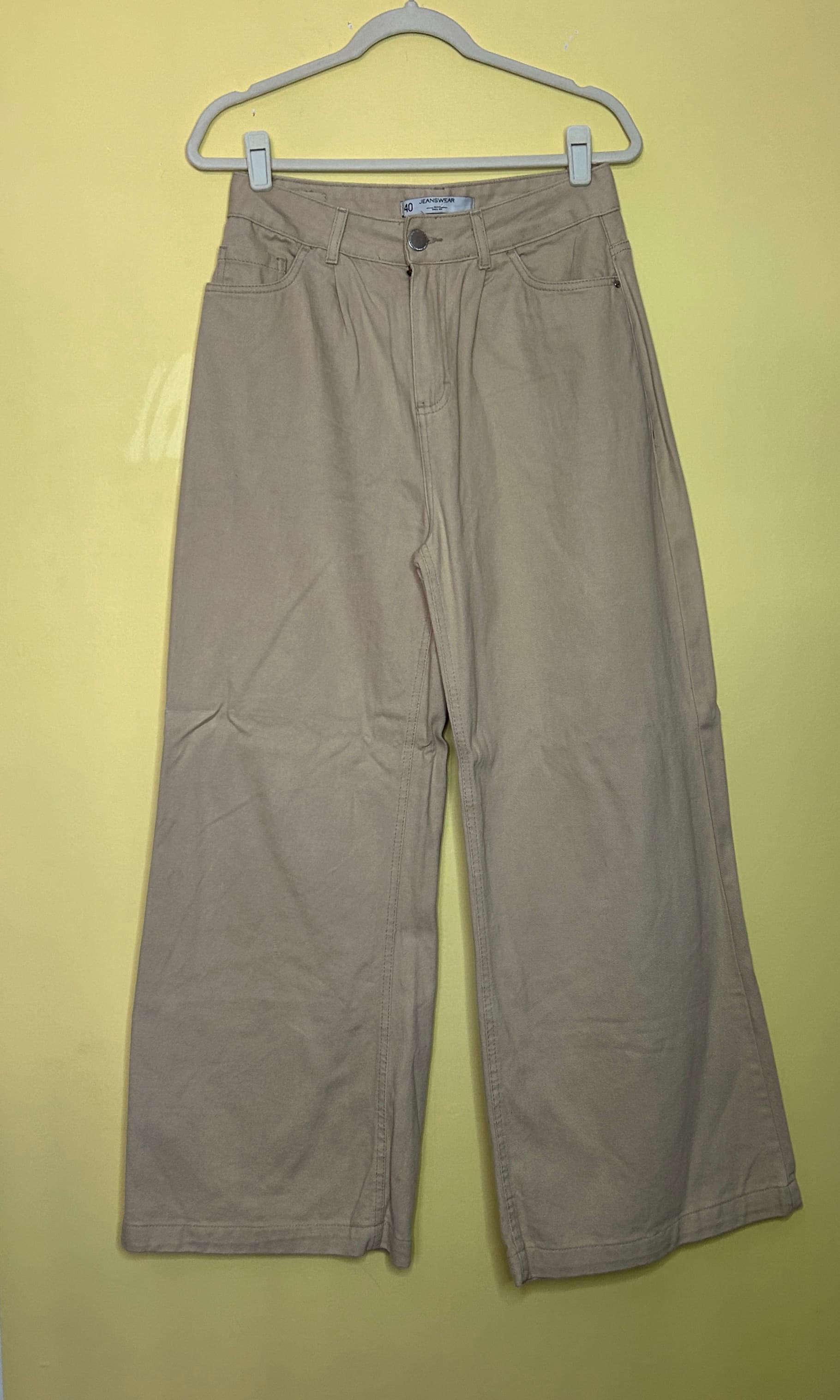 Calça Wide leg sarja 