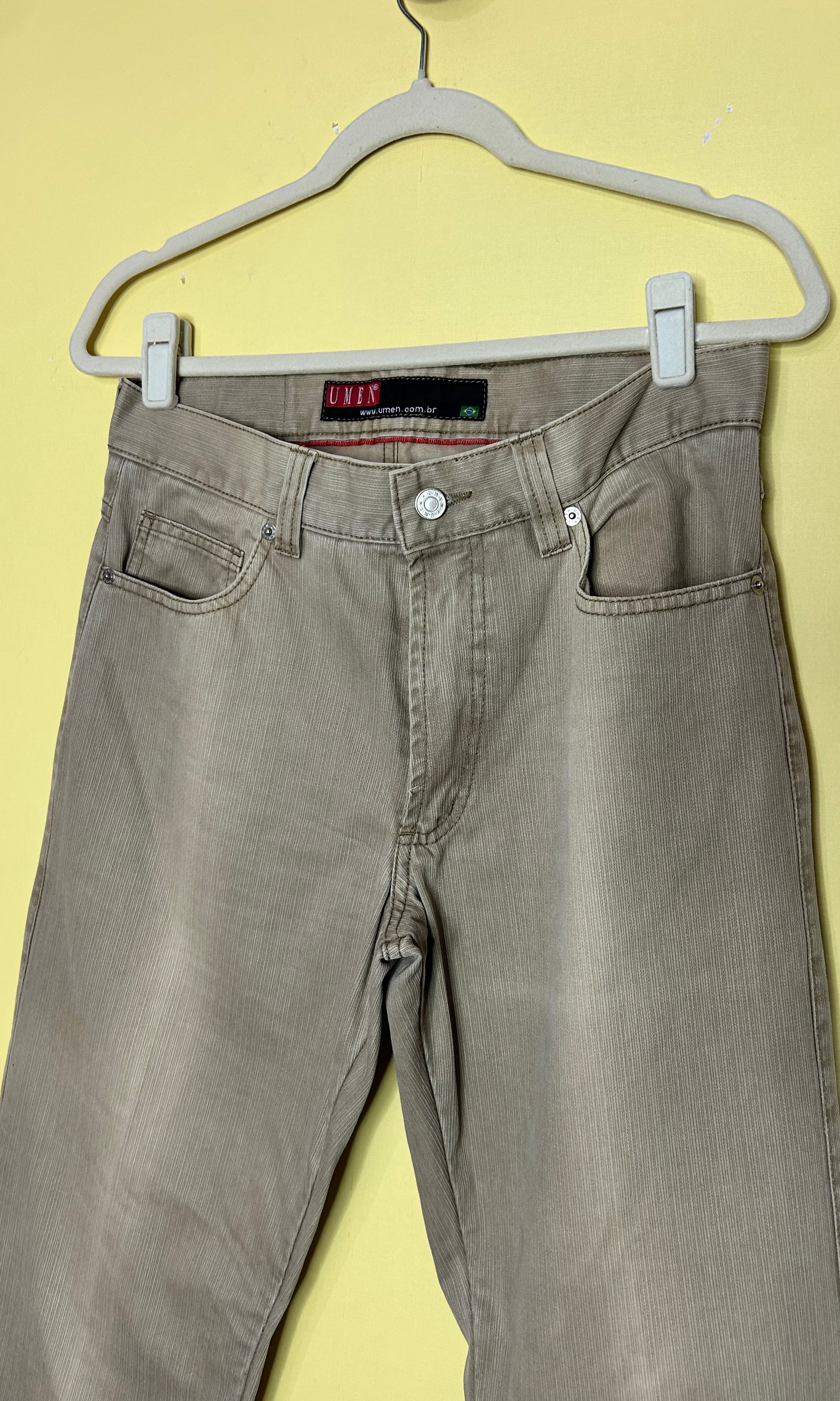 Calça reta texturizada — foto 3