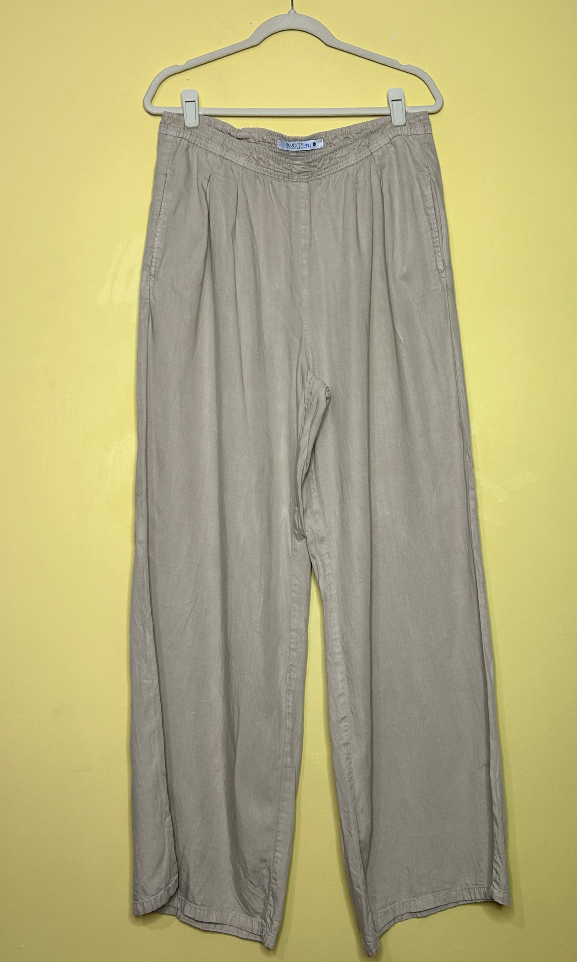 Calça linho reta