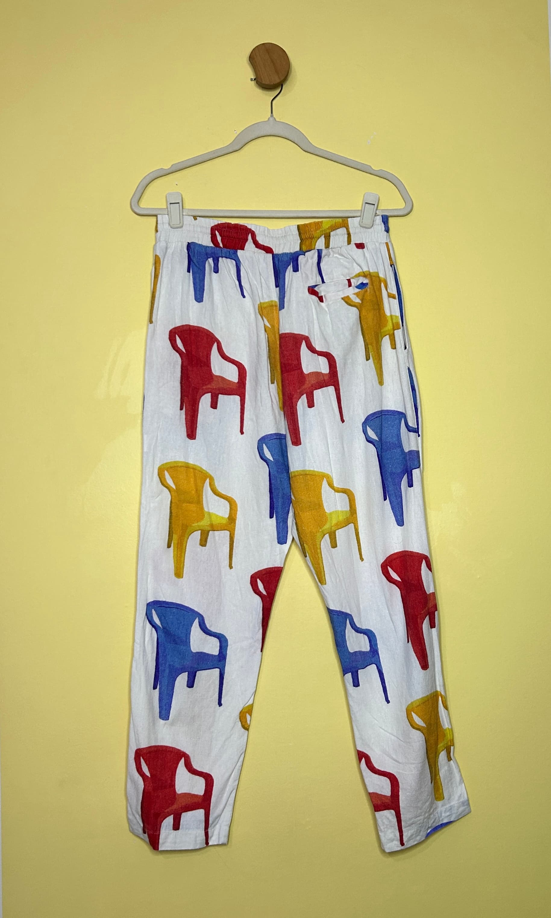 Calça jogger linho cadeiras  — foto 2