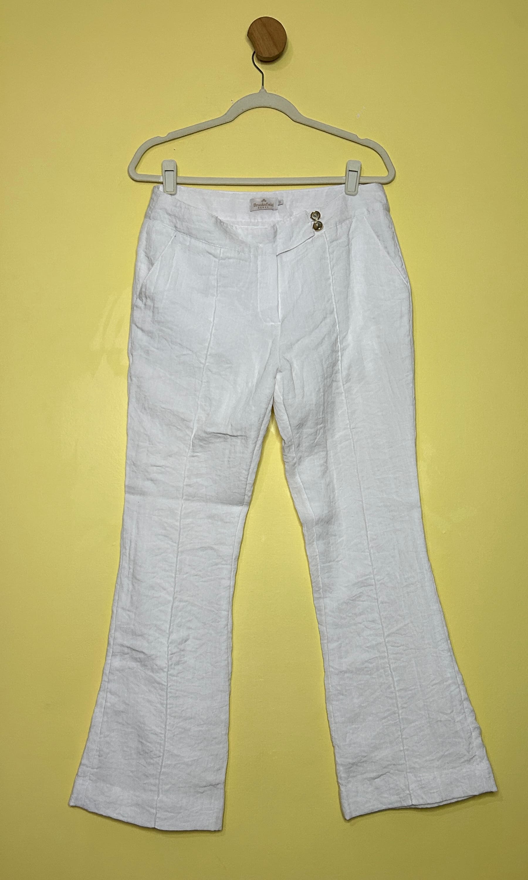 Calça linho flare 