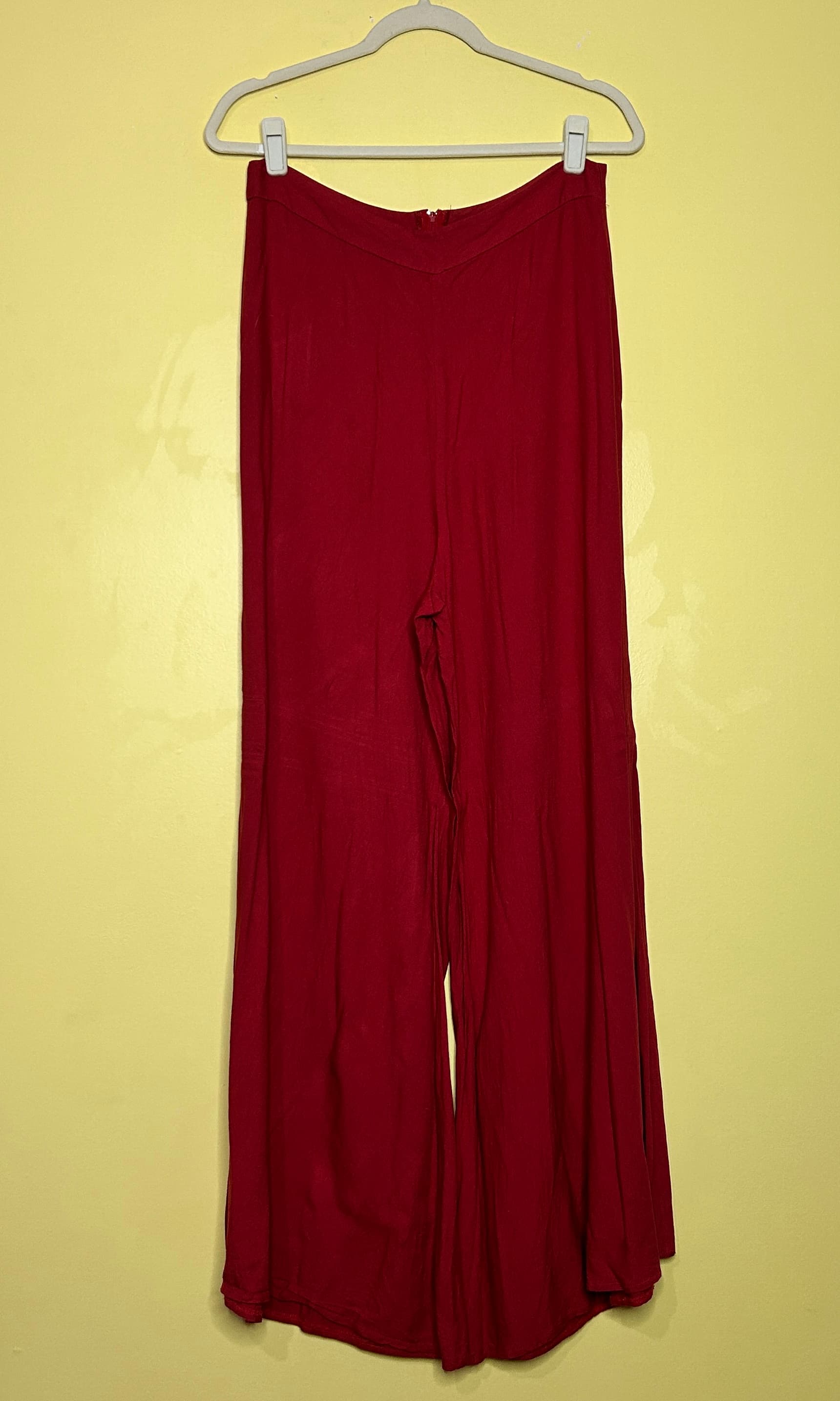 Calça pantalona viscose 