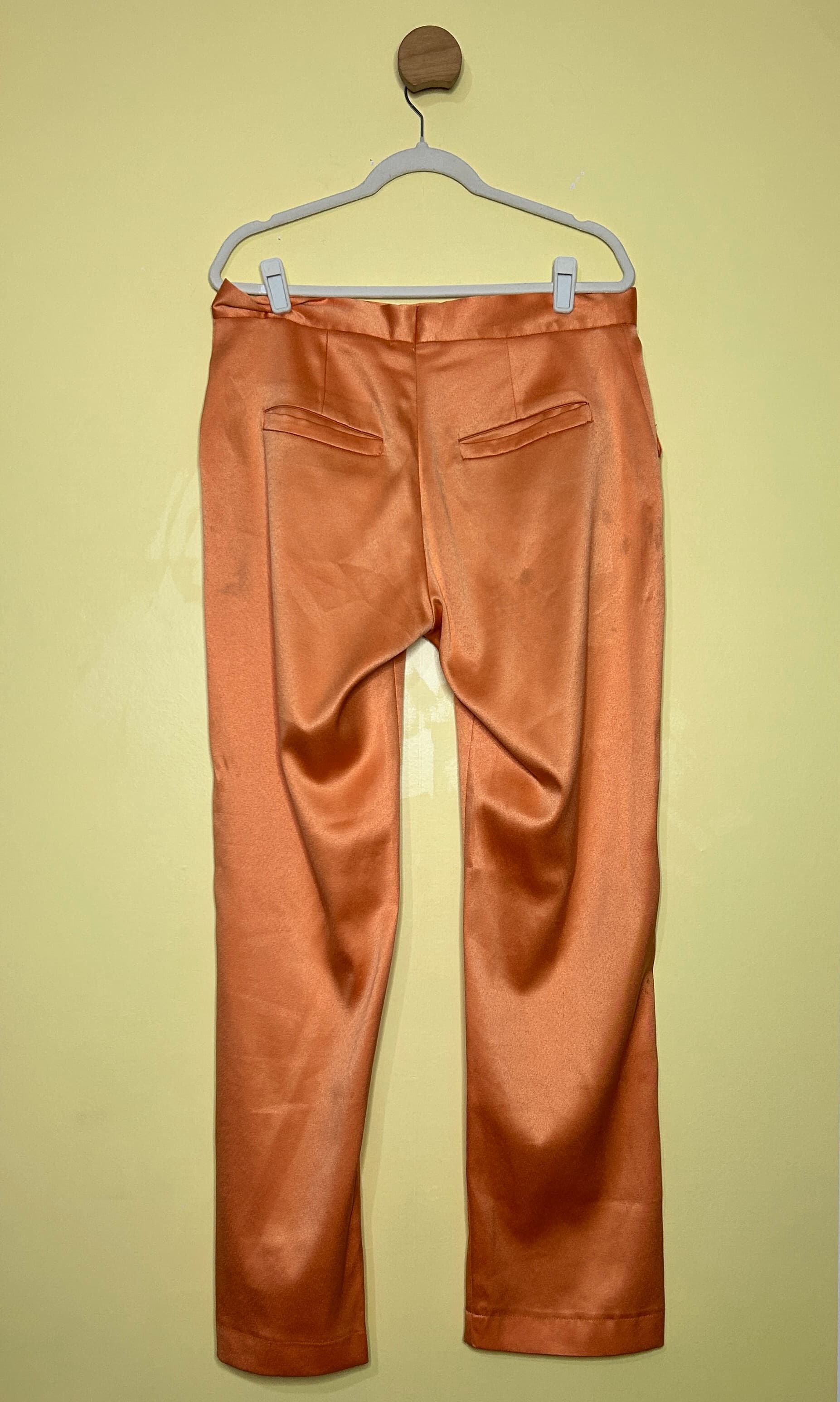Calça afaiataria reta cetim  — foto 2
