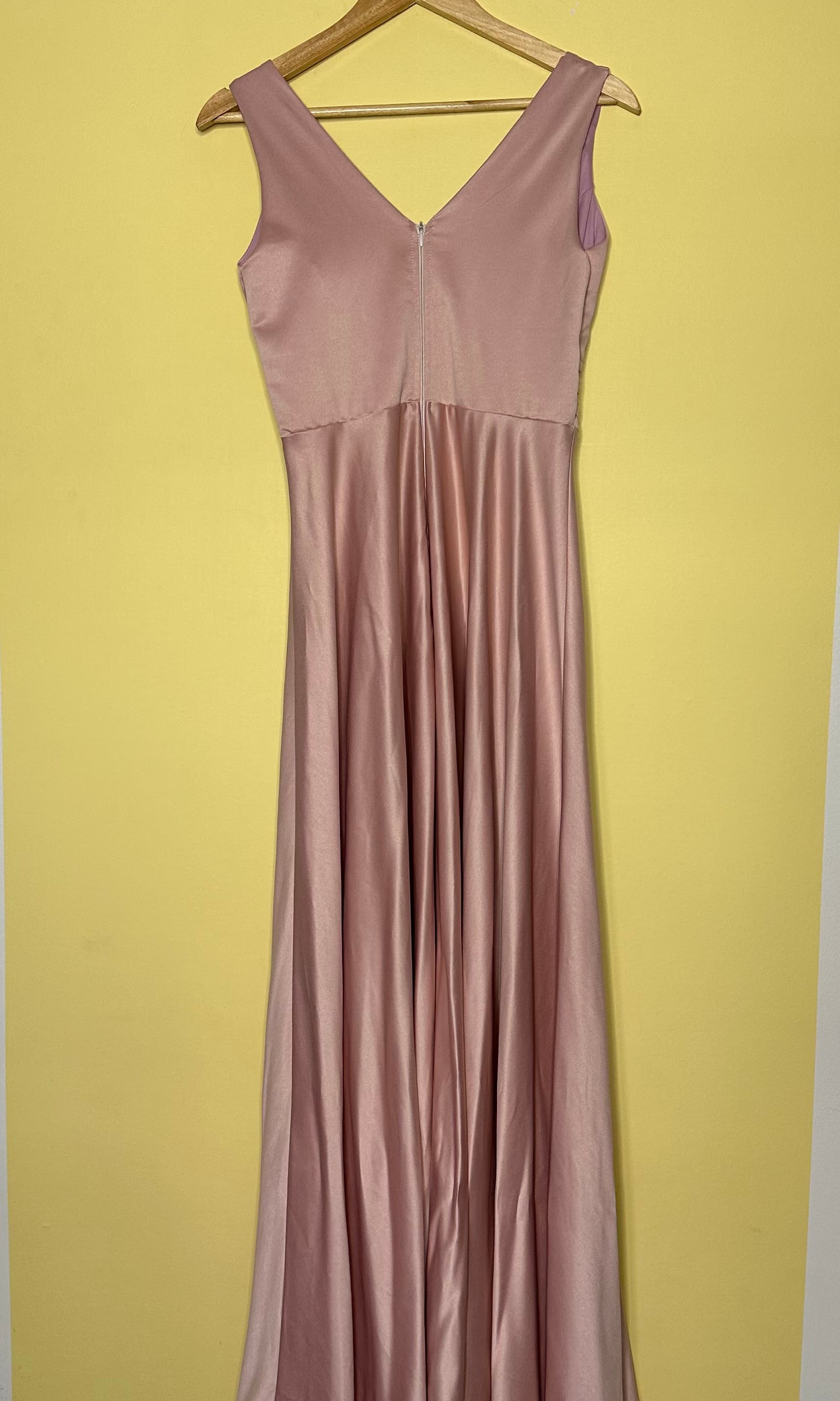 Vestido longo decote tule — foto 2