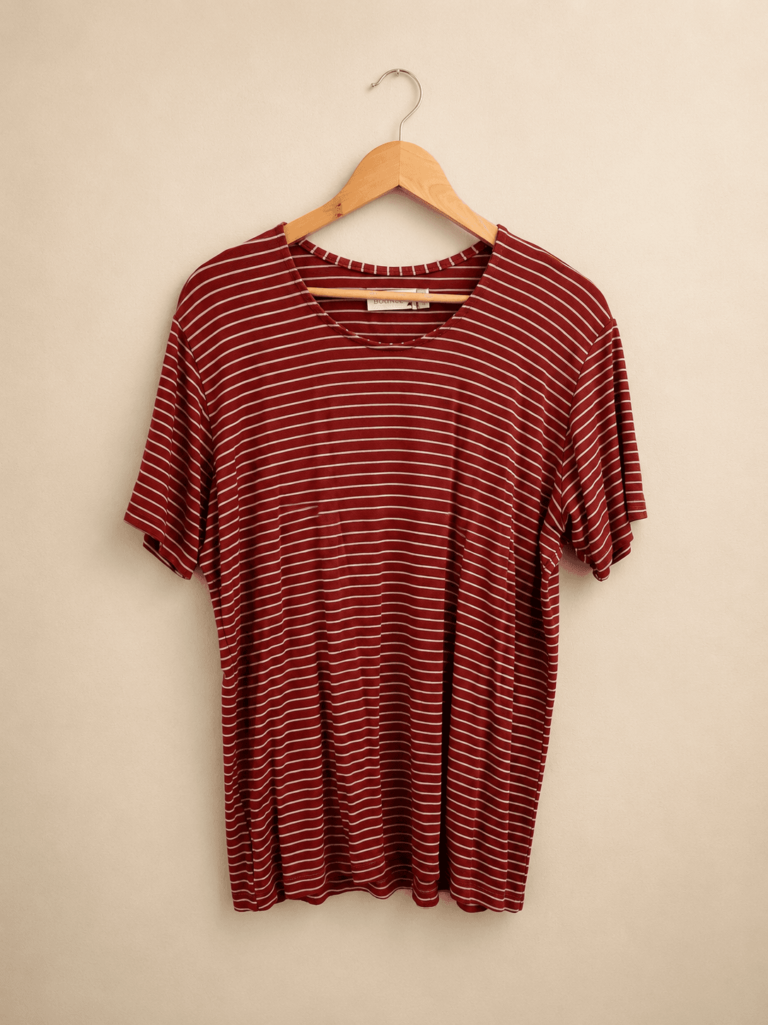 Camiseta fluida listrada