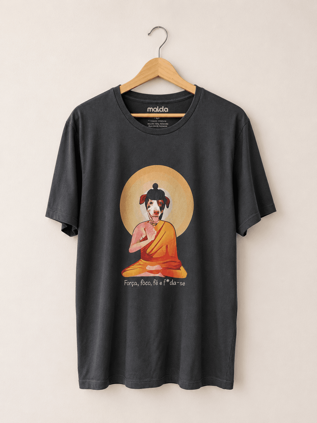 Camiseta cachorro buda