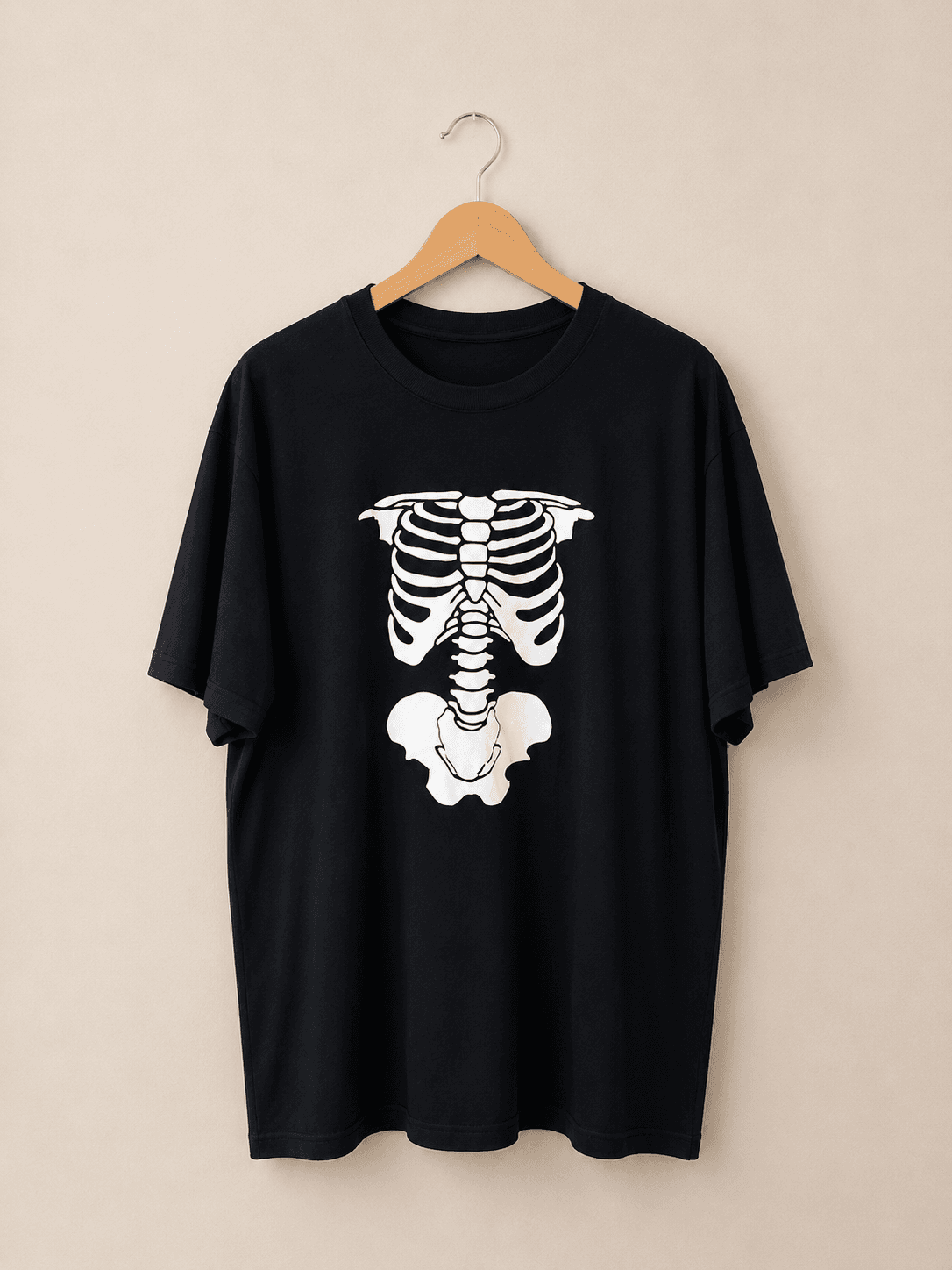 Camiseta esqueleto