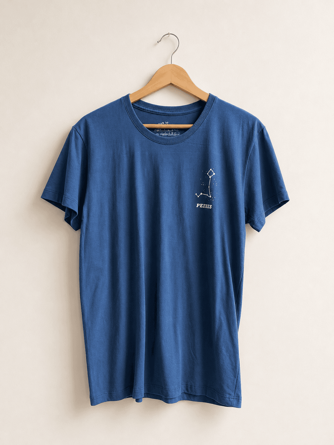 Camiseta azul signo Peixes