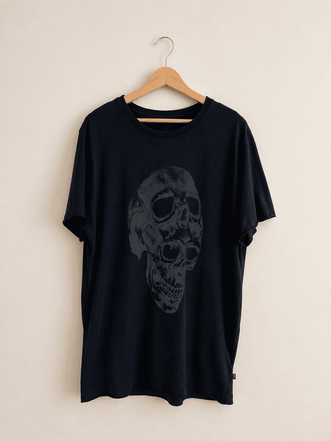 Camiseta long caveira