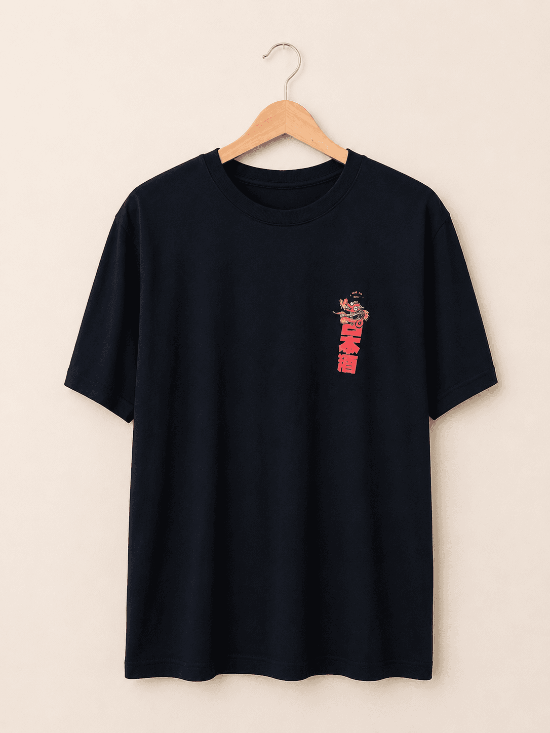 Camiseta detalhe dragão chinês