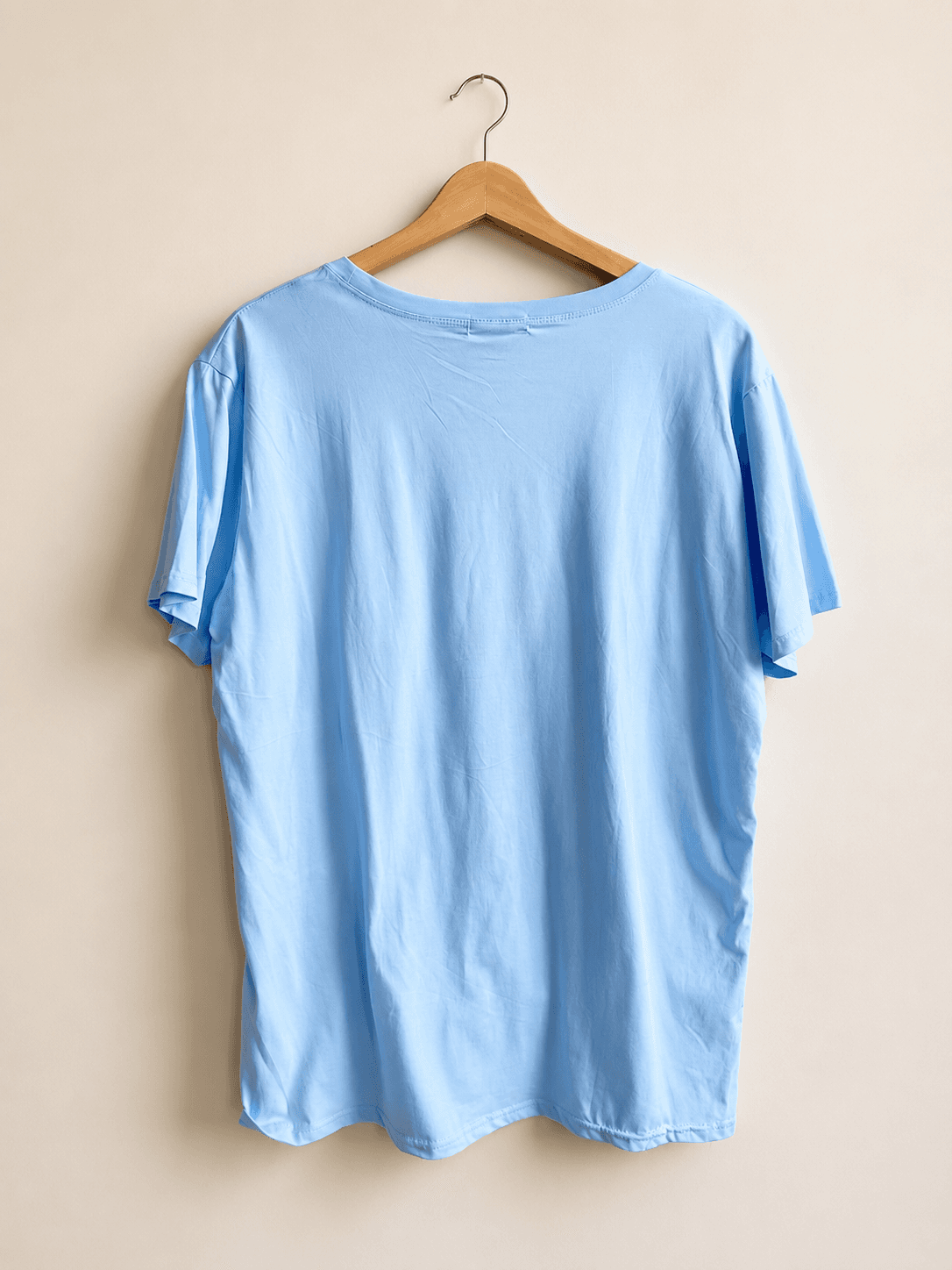 Camiseta básica azul bebê — foto 2