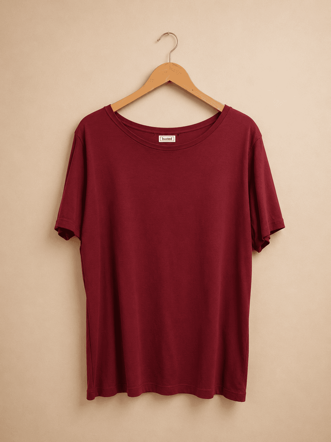 Camiseta lisa decote canoa — foto 2
