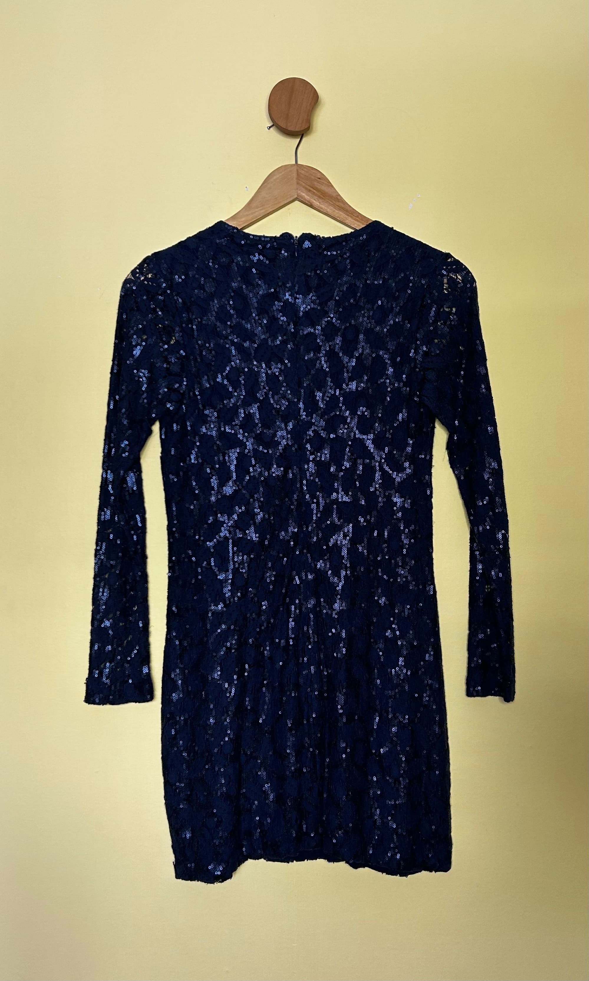 Vestido mini renda paetê — foto 2