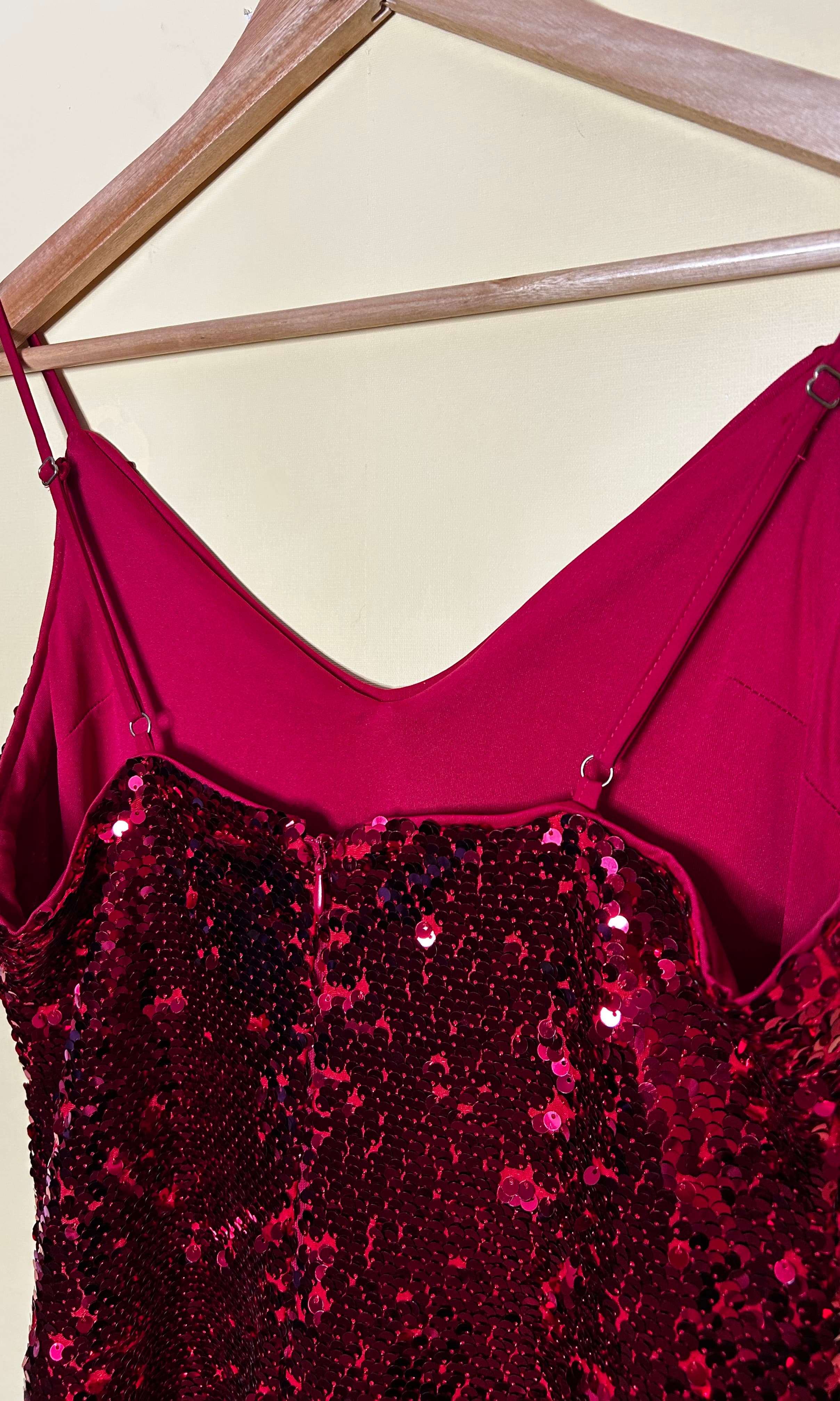 Vestido mini alcinha paetê — foto 3
