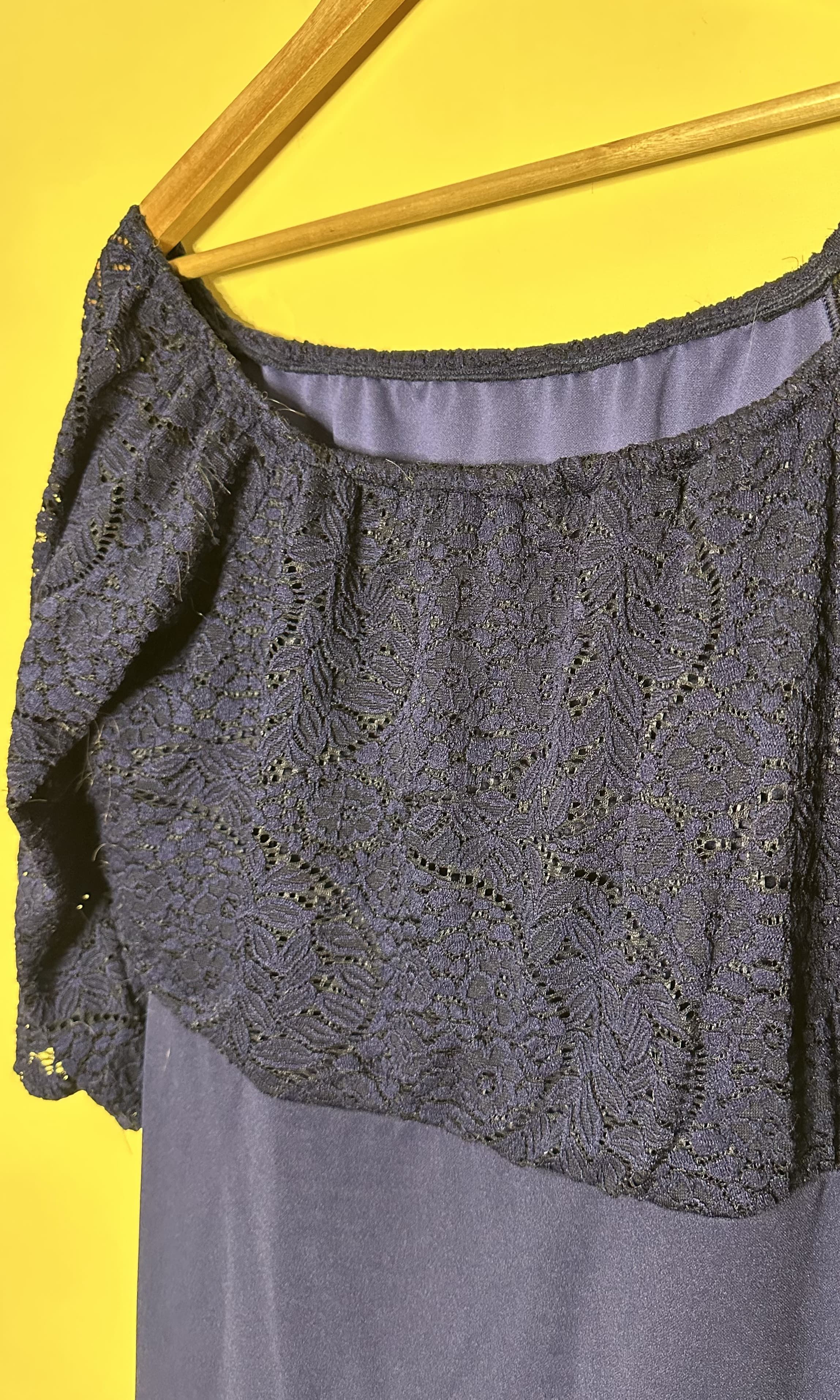 Vestido longo renda manga 3/4 — foto 3