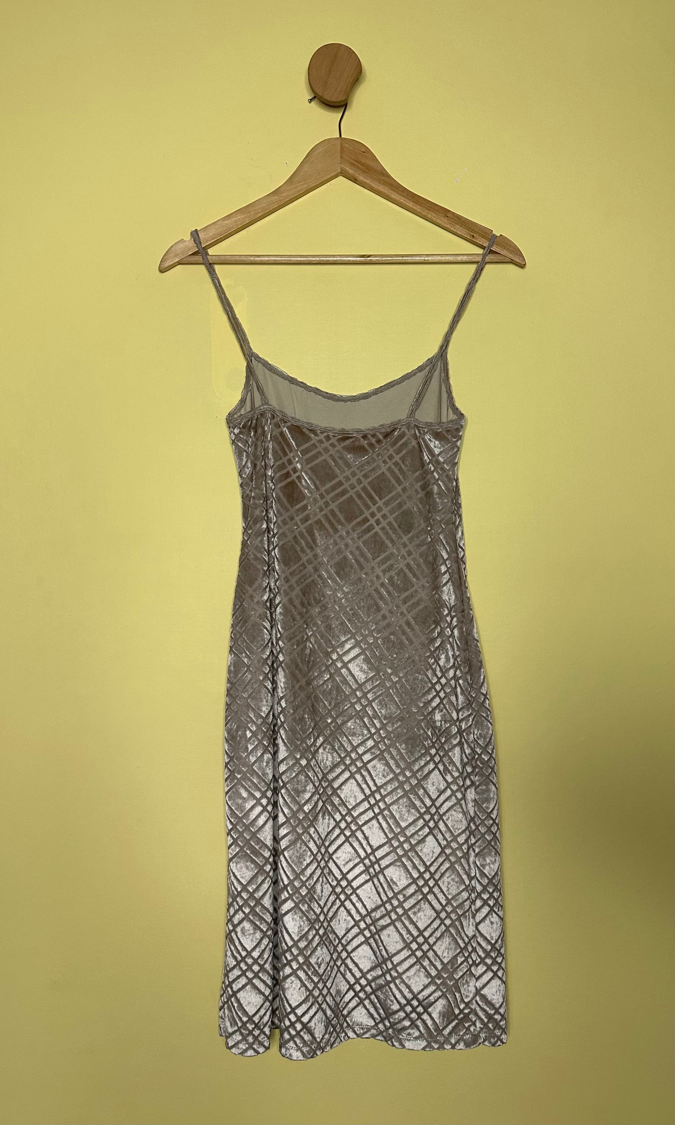 Vestido mini veludo texturizado — foto 2
