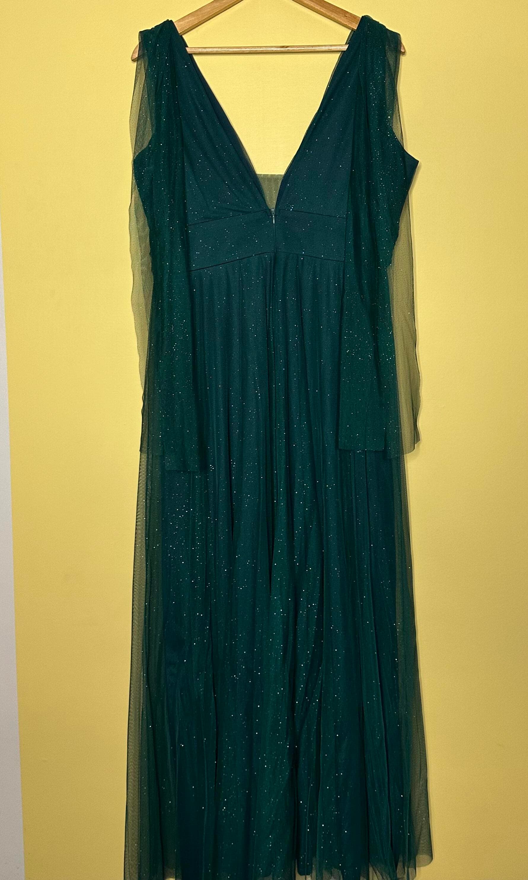 Vestido longo tule gliterizado — foto 2