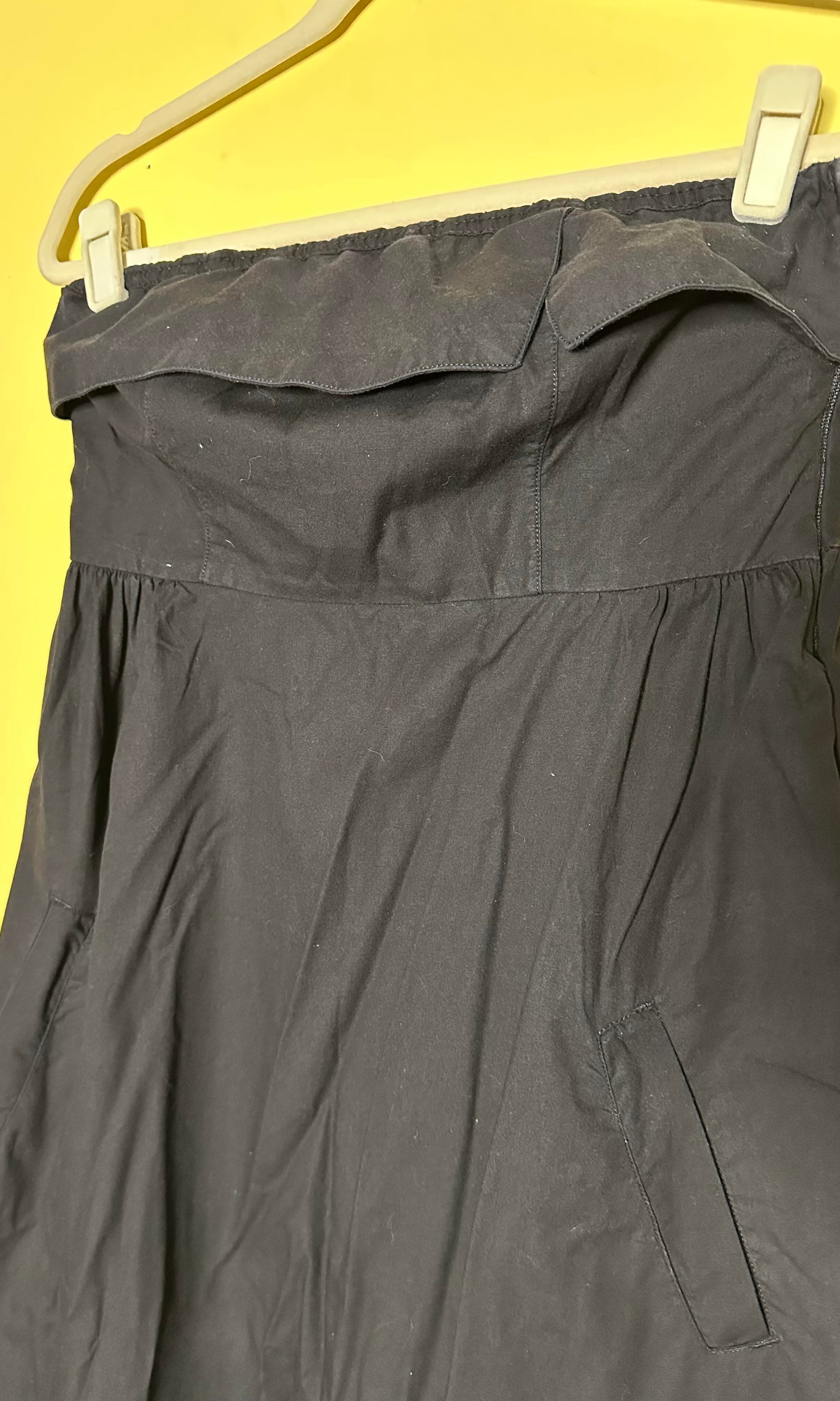Vestido longo sem alça com bolso — foto 3