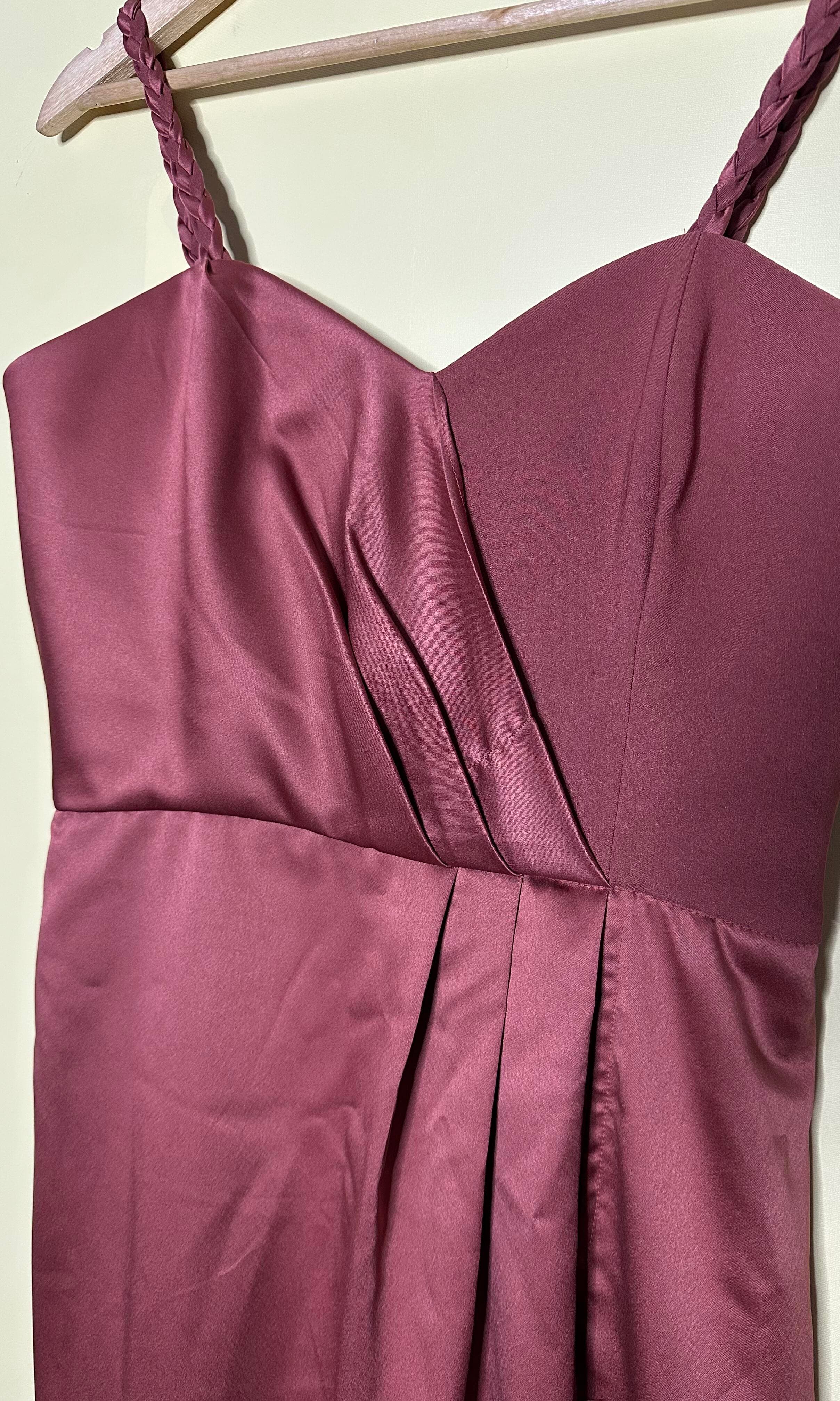 Vestido longo fenda alça trançada — foto 3