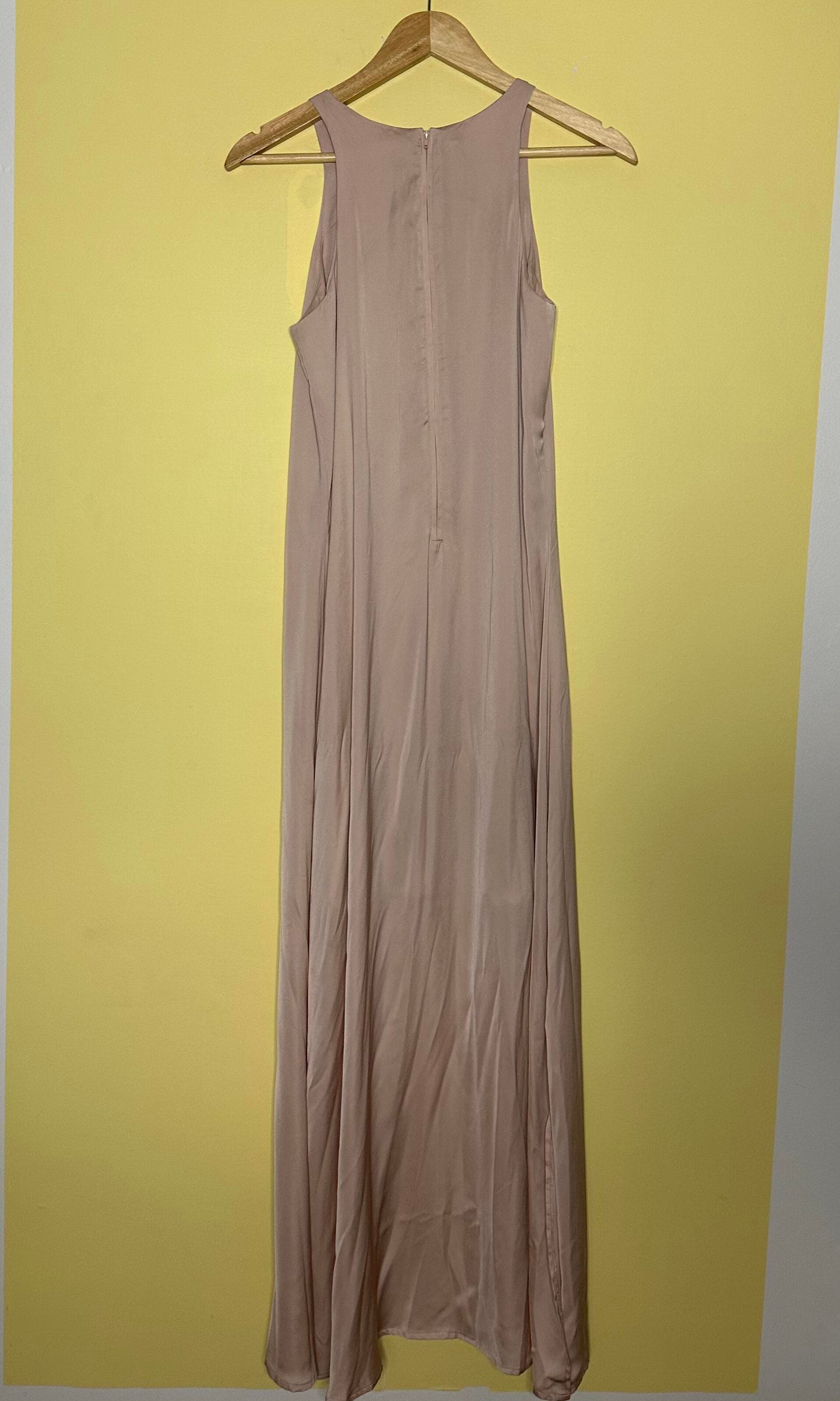 Vestido longo liso alça nadador — foto 2