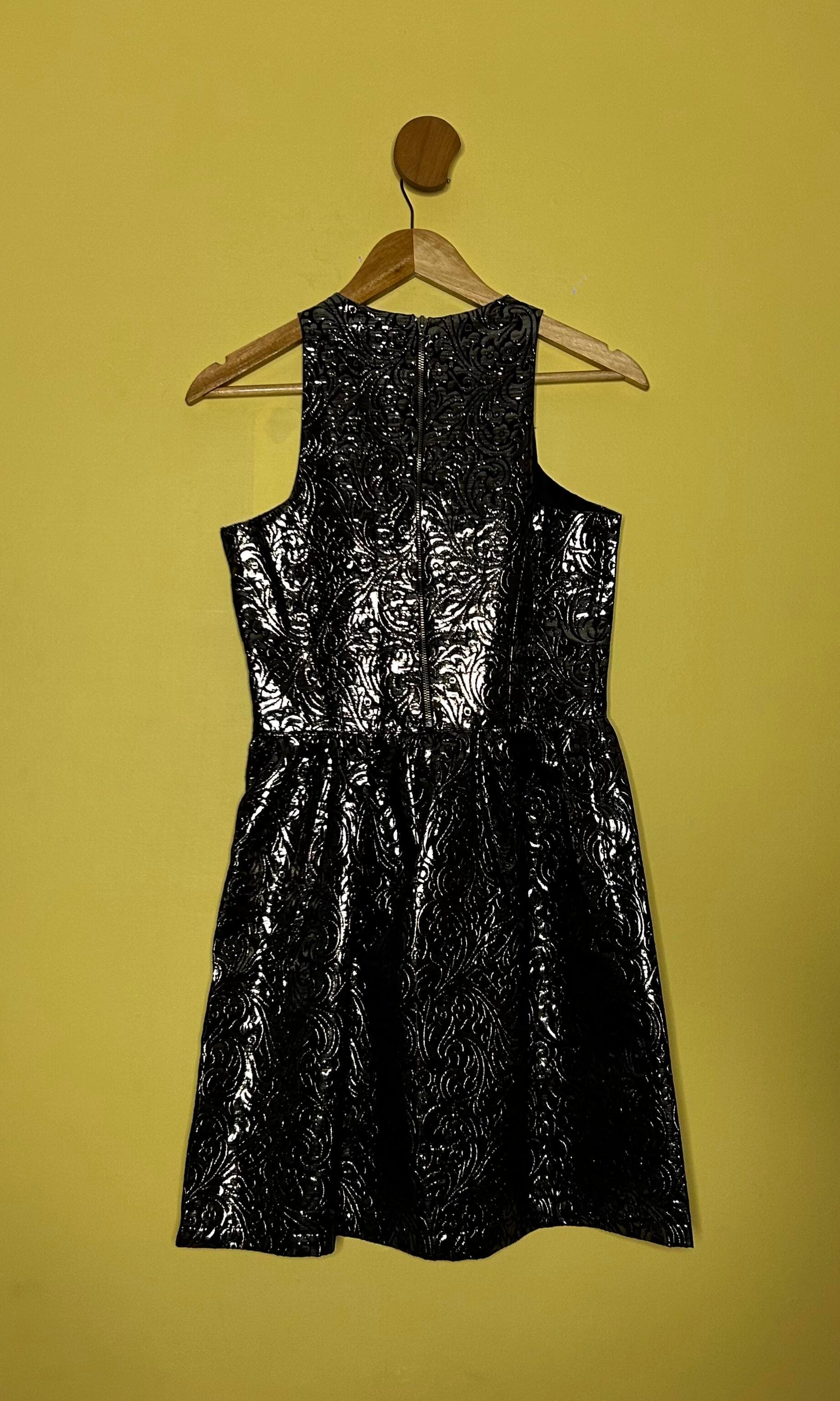 Vestido mini estampa metalizada — foto 2